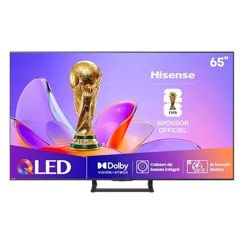 Hisense 65A7Q QLED Smart TV con Dolby Vision Atmos Subwoofer Alexa Bluetooth HDMI