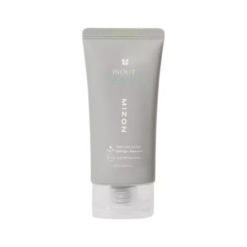 Mizon Inout Soothing Sunscreen SPF50+ Crema Solar Coreana Vegana con Centella Asiática