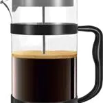 Kichly Cafetera Prensa Francesa Portátil con Triple Filtro y Vidrio Resistente