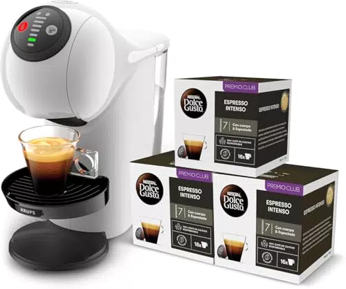 Krups Nescafé Dolce Gusto Genio S Máquina de Cápsulas Multibebidas Alta Presión Espresso