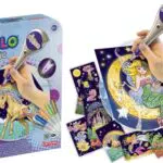 Lansay Pixelo Set Metallic Kit De Dibujo Con Efectos Punteados Para Niños