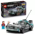 LEGO Speed Champions Máquina del Tiempo Regreso al Futuro con Minifiguras Marty y Doc