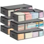 Lifewit Bolsa Almacenaje Debajo de la Cama Caja Organizador Ropa con Ventana Frontal
