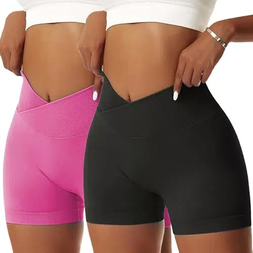 Litthing Pantalones Cortos Mujer Scrunch Butt Push Up Deportivos Cintura Alta Sin Costuras