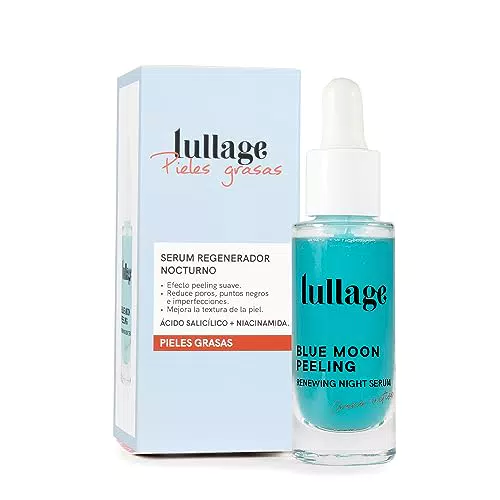 Lullage Blue Moon Serum Renovador Celular Nocturno Vegano para Piel Mixta Grasa