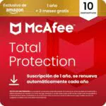 McAfee Total Protection Antivirus y VPN 2026 Suscripción Descargable Renovable