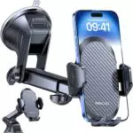 Miracase Soporte Móvil Coche Ventosa Potente Rotación 360° para iPhone y Android