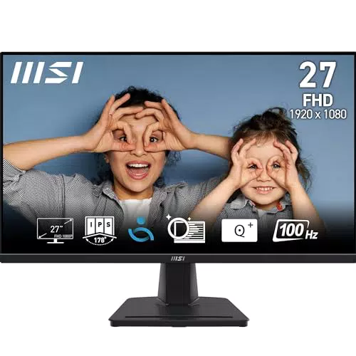 MSI Pro MP273QW Monitor Profesional WQHD 27" IPS 2560x1440 100 Hz con Altavoces