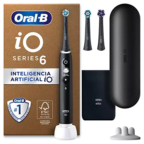 Oral-B iO 6 Cepillo Eléctrico Recargable Con Estuche De Viaje y Sensor De Presión