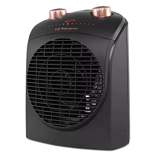 Orbegozo FH 5036 Calefactor Eléctrico con Termostato Regulable y Ventilador 2200W