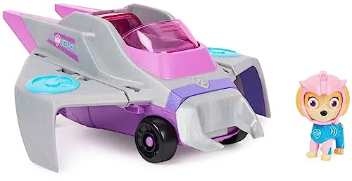 Patrulla Canina - Figura de Acción Marshall con Vehículo Delfín Transformable