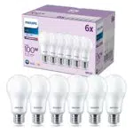 Philips - Bombilla LED A60 13W 1521 lúmenes, casquillo E27