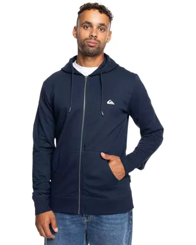 Quiksilver Basicong Sudadera Con Capucha Manga Larga Para Niños