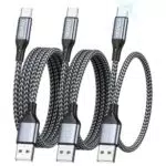 RAVIAD Cable USB C Carga Rápida y Sincronización para iPhone 15, Samsung, Huawei