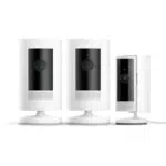 Ring Stick Up Cam Plug-In, cámara de seguridad HD con comunicación bidireccional
