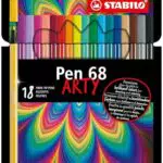 Rotulador stabilo boss fluorescente 70 arty line colores frios estuche carton de 10 unidades colores