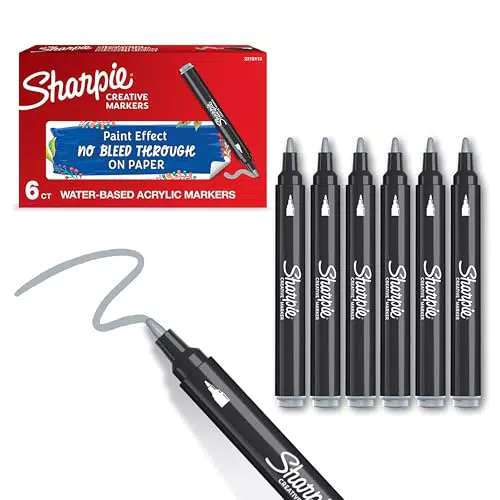Sharpie Rotuladores Acrílicos Creativos Punta Redonda para Arte y Manualidades