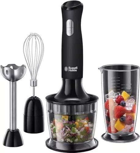 Russell Hobbs 24702-56 Batidora de Mano 3 en 1 con Accesorios Multipropósito