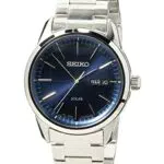 Seiko Solar SNE525P1 Reloj de Hombre con Correa de Acero Inoxidable