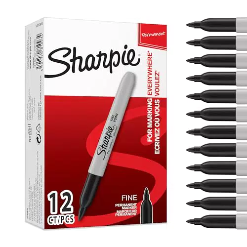 Sharpie Rotulador Permanente Punta Fina Para Material Escolar