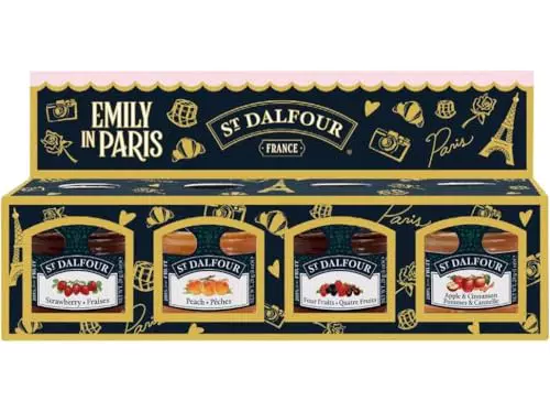 St. Dalfour Emily en París Mini Mermelada 100% Fruta Crema de Frutas de Francia
