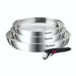 Tefal Ingenio Emotion Sartenes Acero Inoxidable Mango Extraíble Inducción Horno Lavavajillas