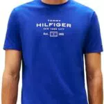 Tommy Hilfiger Camiseta Hombre Manga Corta Stack Graphic Tee Cuello Redondo