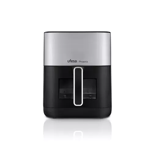 Ufesa Heron Max freidora de aire con doble resistencia, función vapor y 11 programas