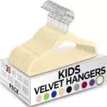 Utopia Home Perchas de Terciopelo para Niños Antideslizantes para Armario Bebé