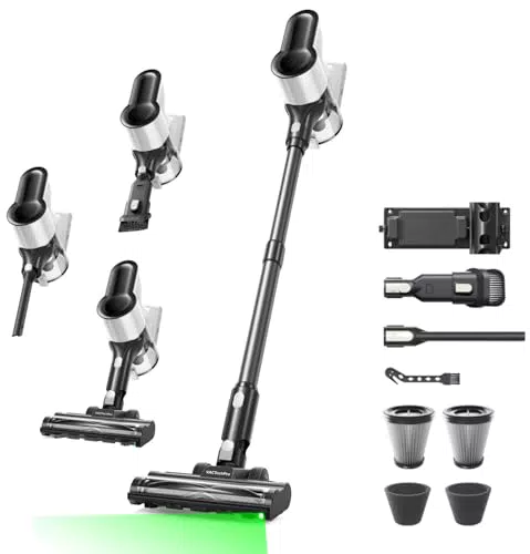 VACTechPro F02 Lite Aspiradora Sin Cable 8 Capas para Suelos y Alfombras