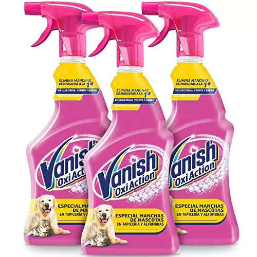 Vanish Oxi Action Quitamanchas Para Mascotas en Alfombras y Tapicerías Spray