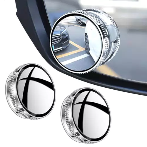 Espejo Retrovisor de Punto Ciego Ajustable Gran Angular para Auto, SUV, Moto