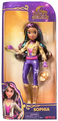 Academia Unicornio Muñeca Articulada Sophia con Accesorios Juguete para Niñas 4 Años