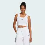 Adidas Camiseta Sin Mangas Mujer Essentials Small Logo Algodón Lifestyle