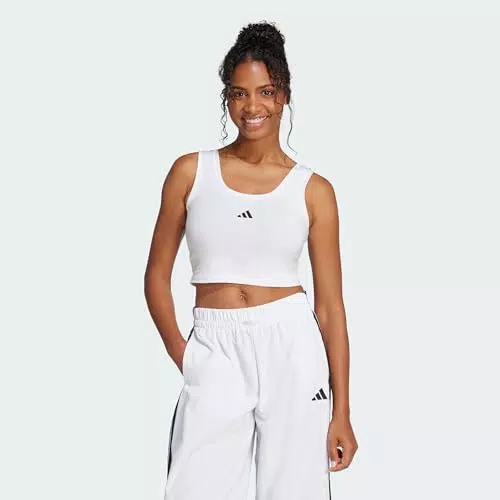 Adidas Camiseta Sin Mangas Mujer Essentials Small Logo Algodón Lifestyle