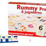 Aquamarine Games Rummy Juego de Mesa para Familia y Amigos