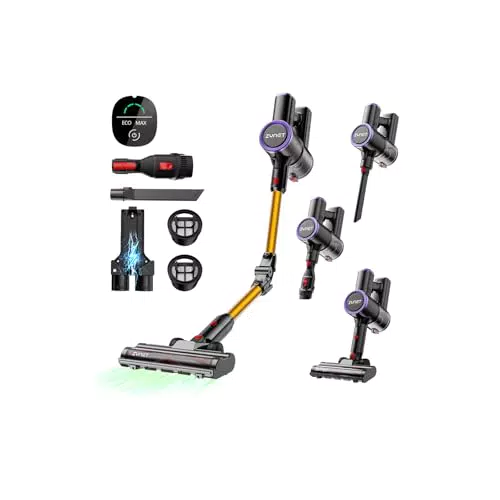 S9 Aspiradora Sin Cable Escoba 45KPA 550W Con Tubo Plegable Para Mascotas y Alfombras