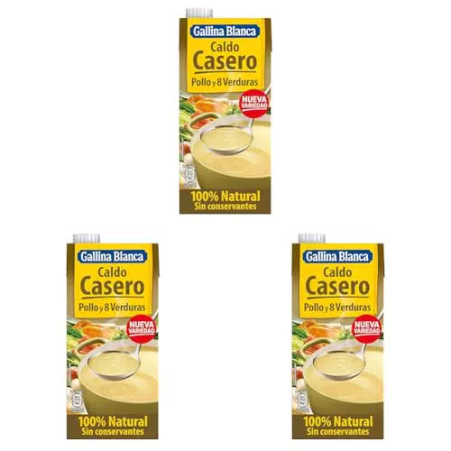 Gallina Blanca Caldo Casero de Pollo y Verduras 100% Natural