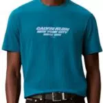 Calvin Klein SS 30S Whsl SP Cknyc Camiseta Gráfica para Hombre