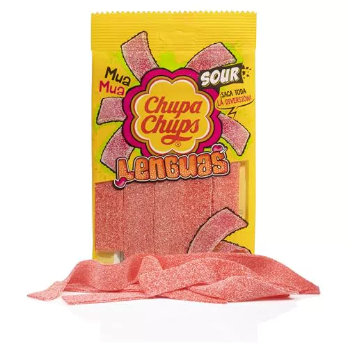 Chupa Chups Gominolas Lenguas de Fresa Ácida