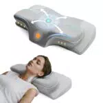 CloudNook Almohada Cervical Viscoelástica Ergonómica Ortopédica para Dolor de Cuello