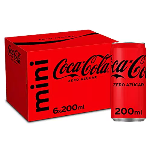 Coca-Cola Zero Azúcar Refresco de Cola Sin Calorías Bebida Sin Azúcar