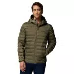 Columbia Lake 22 II Chaqueta Plumón con Capucha Resistente al Agua para Hombre
