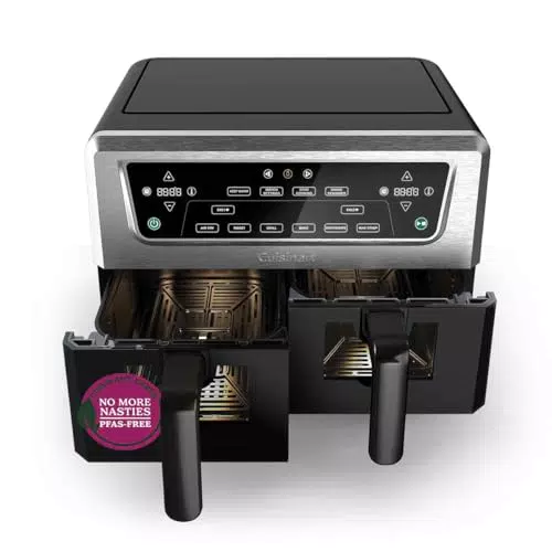 Cuisinart Air Fryer Doble Zona XXL sin PFAS para cocinar saludable
