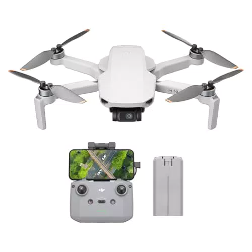 DJI Mini 4K: Dron con cámara UHD 4K, estabilización 3 ejes y transmisión vídeo 10 km. ¡Regreso automático y 31 min vuelo!