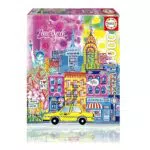 Educa Nueva York by Car Pintos Puzzle para Adultos Ideal para Regalo y Ocio