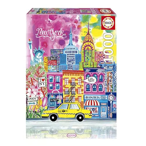 Educa Nueva York by Car Pintos Puzzle para Adultos Ideal para Regalo y Ocio