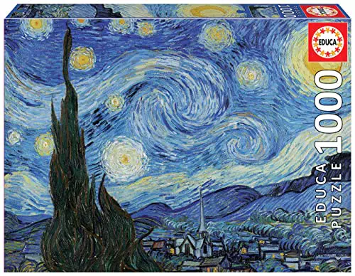 Educa Puzzle Adultos La Noche Estrellada de Van Gogh
