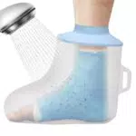 Fasola Protector Impermeable para Escayola Pie Adulto Reutilizable para Ducha