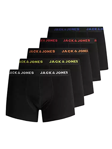 Jack & Jones Jacblack Friday Trunks 5 Pack Ltn Bóxer